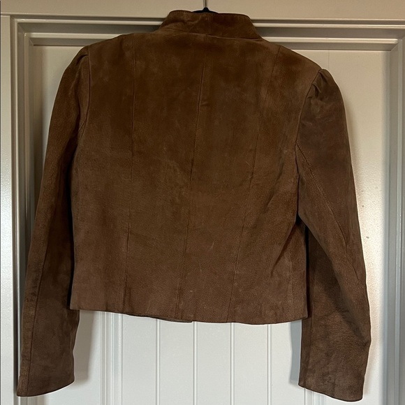 Vintage WinLit Suede Leather Jacket - Picture 2 of 13